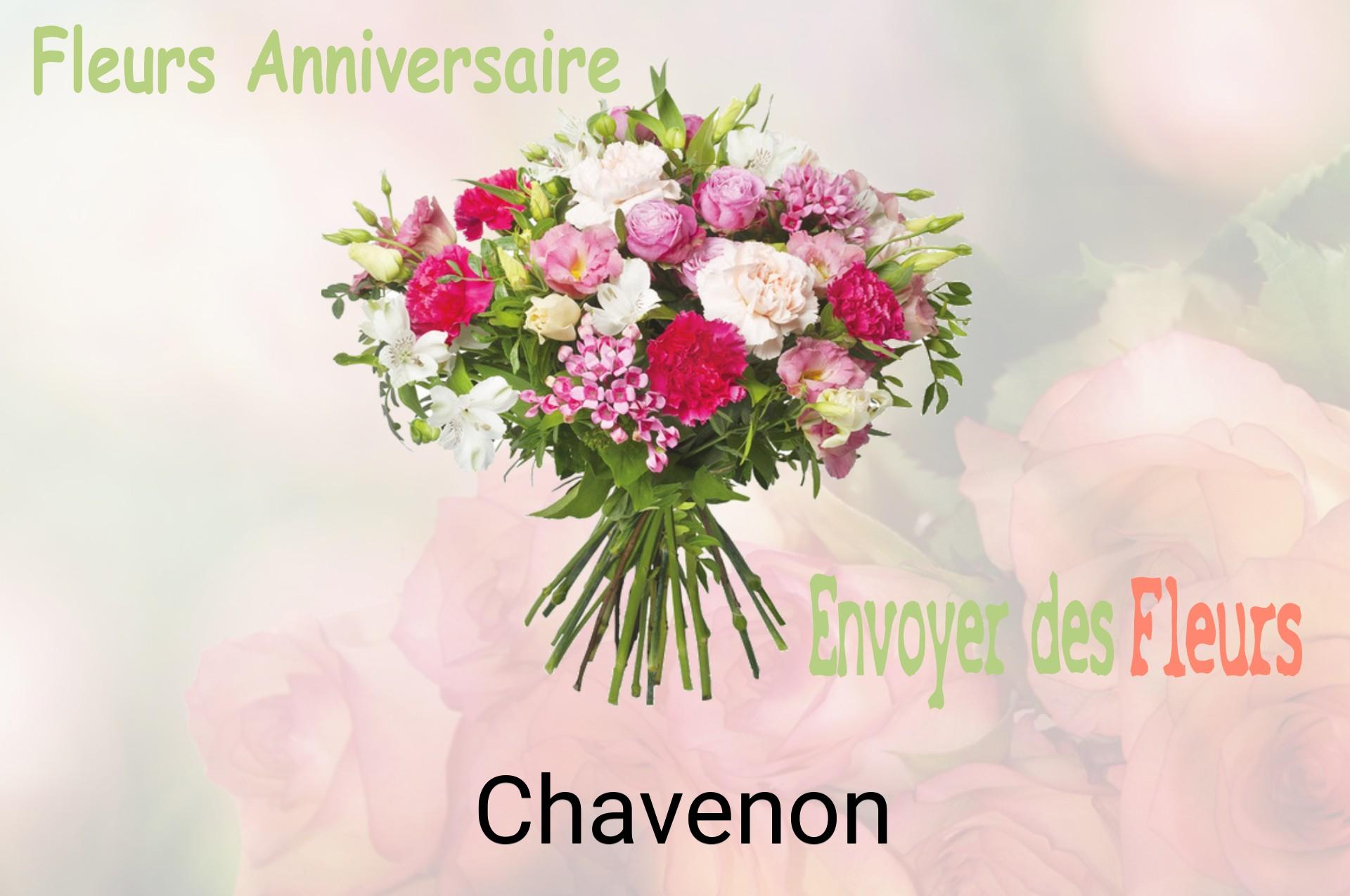 Bouquet de fleurs d’anniversaire livré à Chavenon